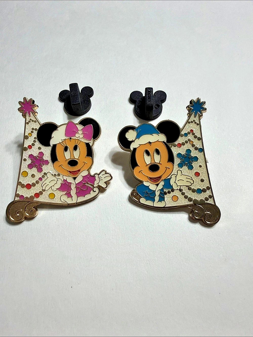 Disney Mickey & Minnie Tokyo Disney Christmas tree pins